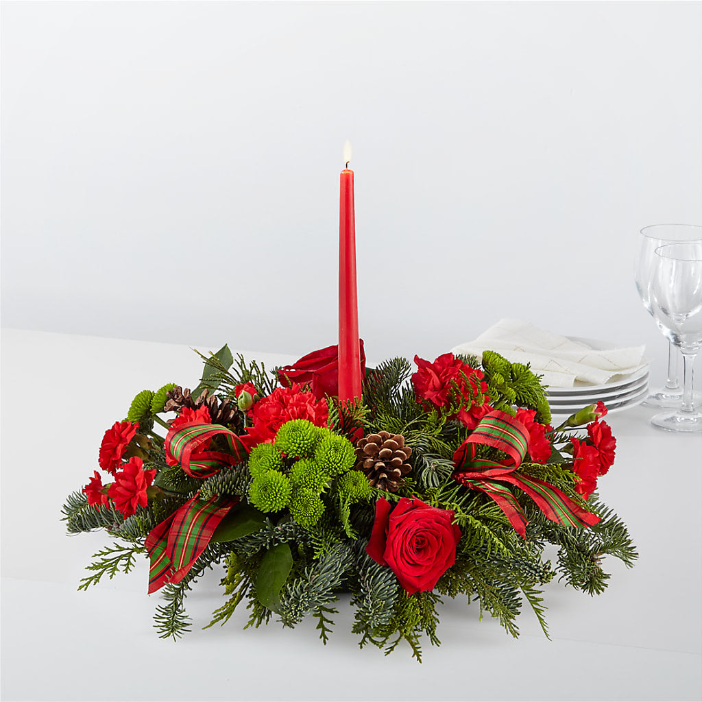 By the Candlelight Centerpiece – Great Bend Floral, Great Bend KS