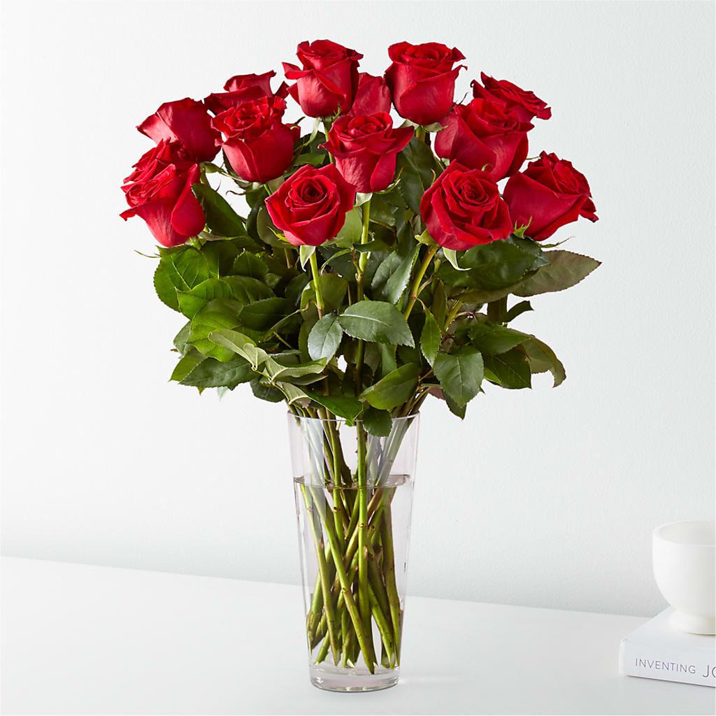 Long Stem Red Rose Bouquet – Great Bend Floral, Great Bend KS