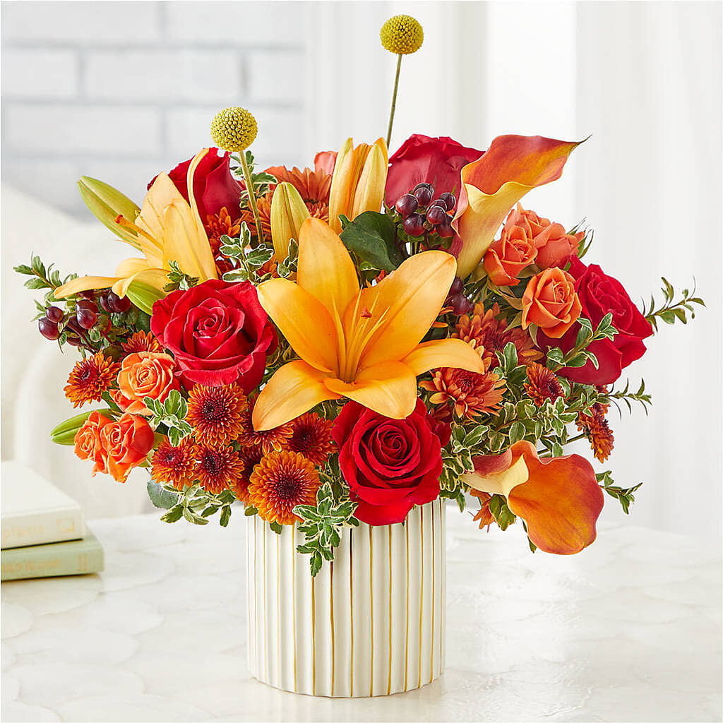 Scarlet Skies Bouquet – Great Bend Floral, Great Bend KS