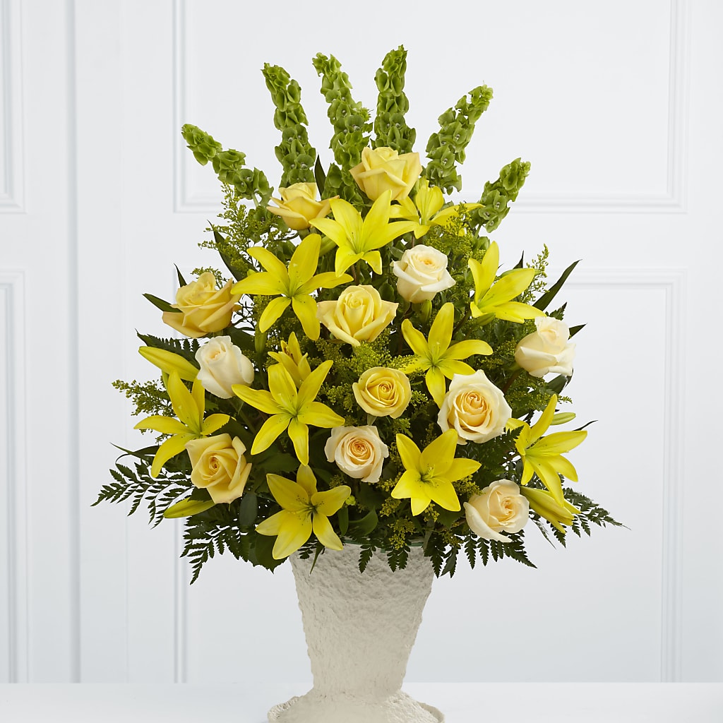 Golden Memories Arrangement – Great Bend Floral, Great Bend KS