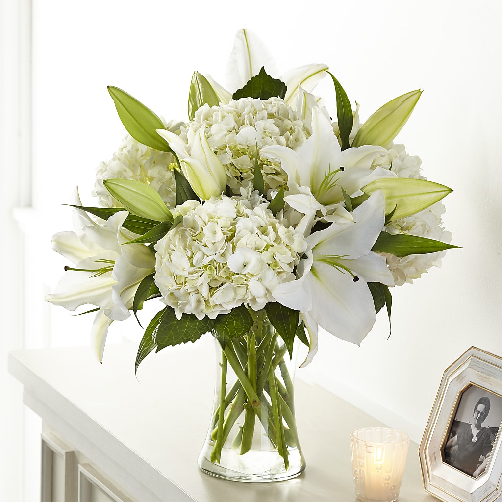 Compassionate Lily Bouquet – Great Bend Floral, Great Bend KS