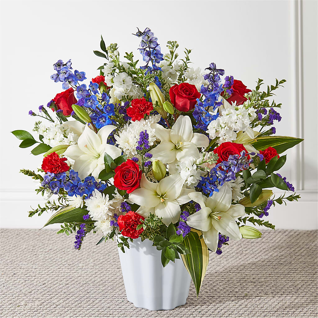 Consoled Floor Basket – Great Bend Floral, Great Bend KS