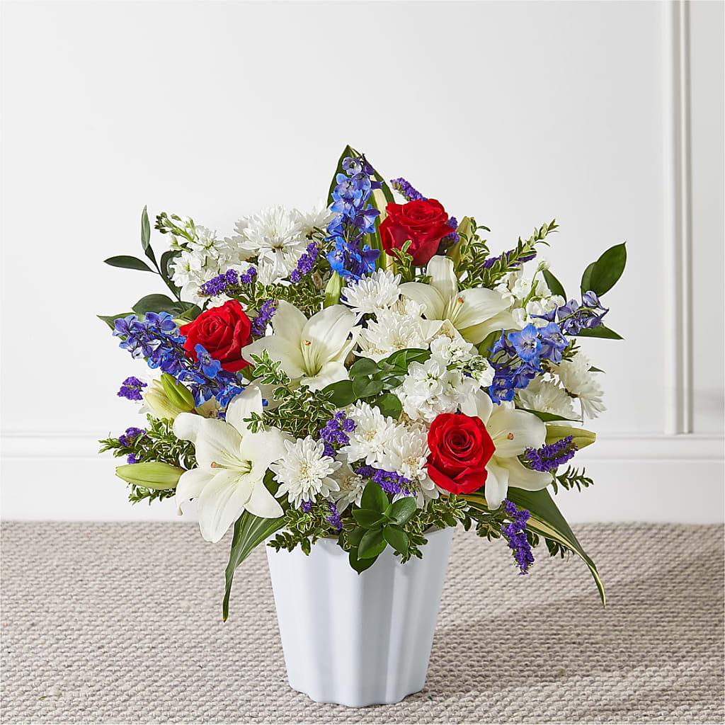 Consoled Floor Basket – Great Bend Floral, Great Bend KS
