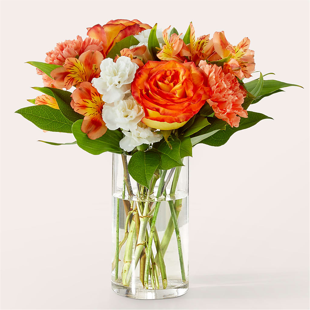 Apricot Glow Bouquet – Great Bend Floral, Great Bend KS