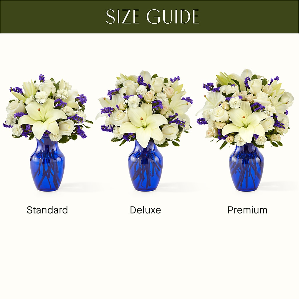 Sapphire Rush Bouquet – Great Bend Floral, Great Bend KS