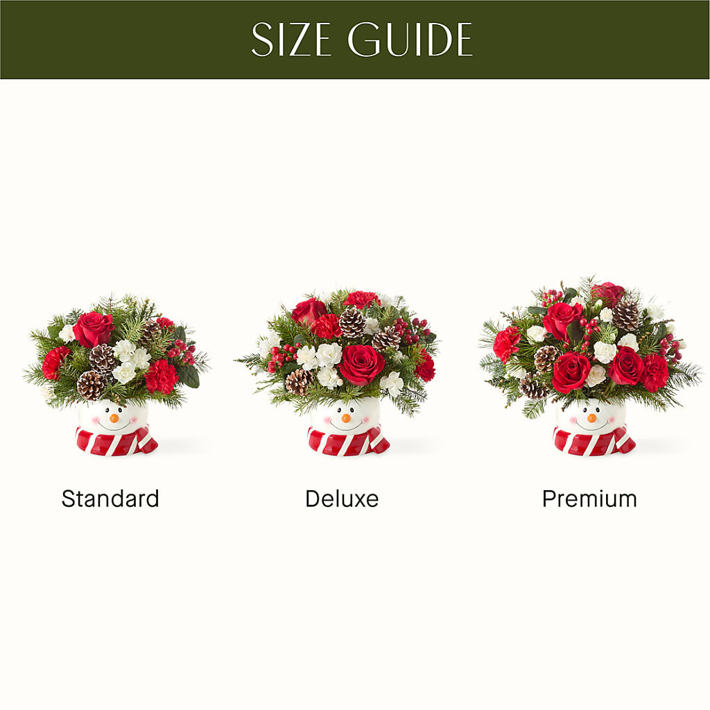 Jolly Snowman Bouquet –  Great Bend Floral, Great Bend KS