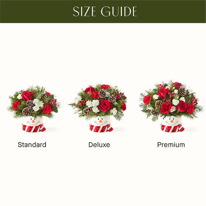 Jolly Snowman Bouquet –  Great Bend Floral, Great Bend KS