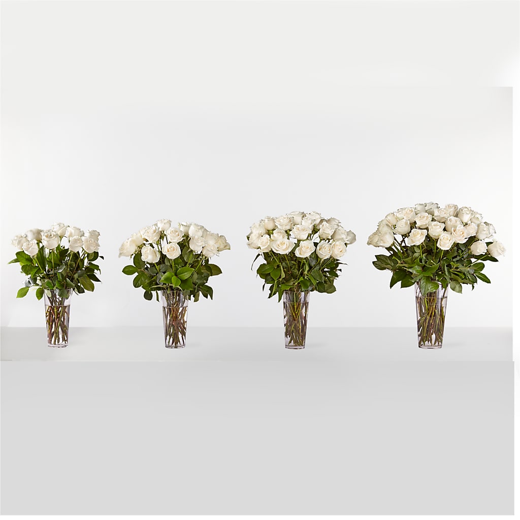 Long Stem White Rose Bouquet –  Great Bend Floral, Great Bend KS