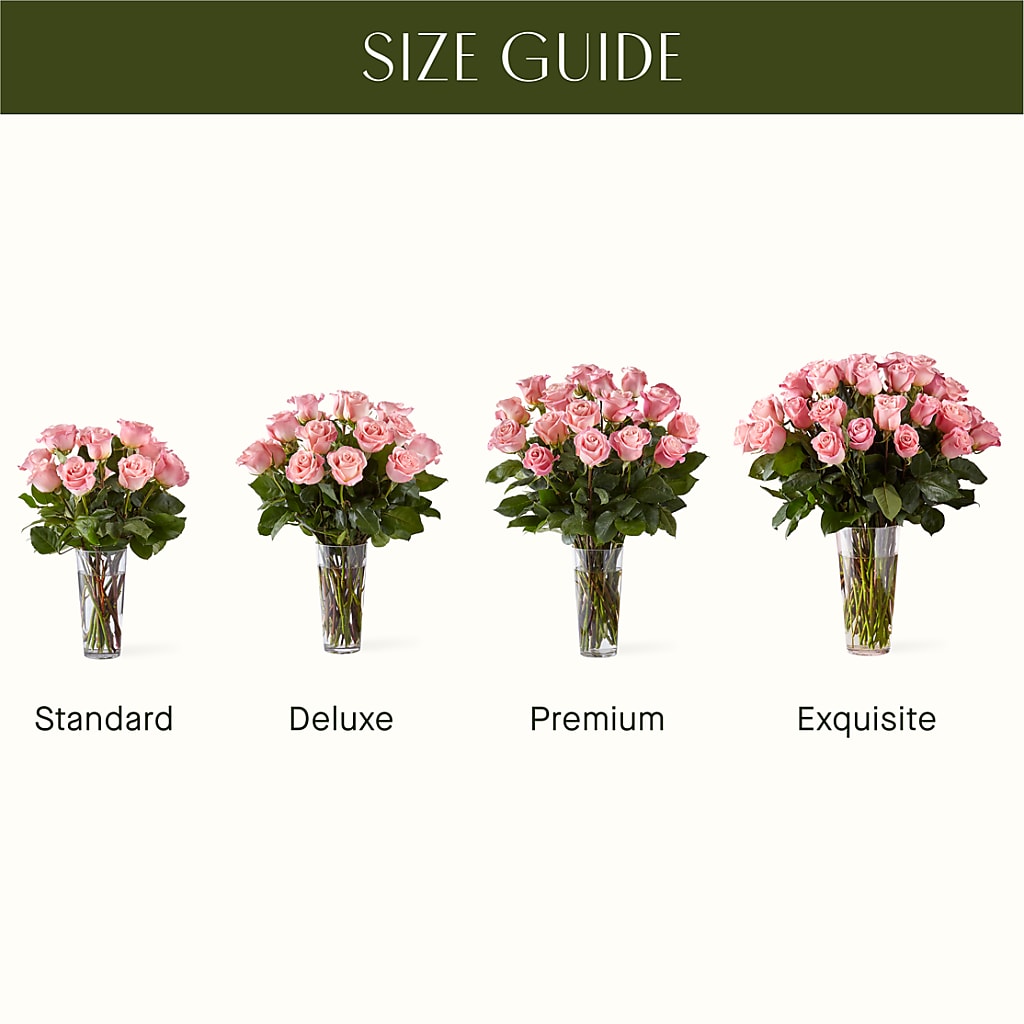 Long Stem Pink Rose Bouquet –  Great Bend Floral, Great Bend KS