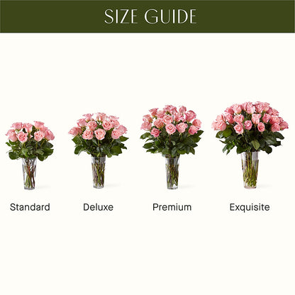 Long Stem Pink Rose Bouquet –  Great Bend Floral, Great Bend KS