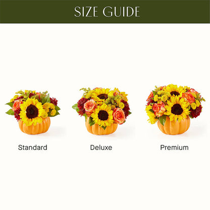 Golden Gourd Pumpkin Bouquet –  Great Bend Floral, Great Bend KS