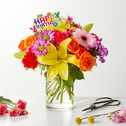 Cue the Confetti - A Florist Original –  Great Bend Floral, Great Bend KS