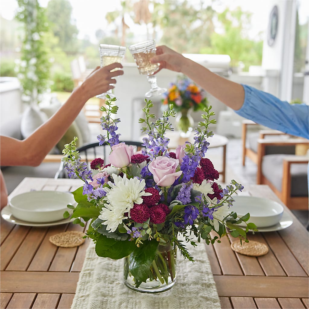 Violet Frost Bouquet –  Great Bend Floral, Great Bend KS