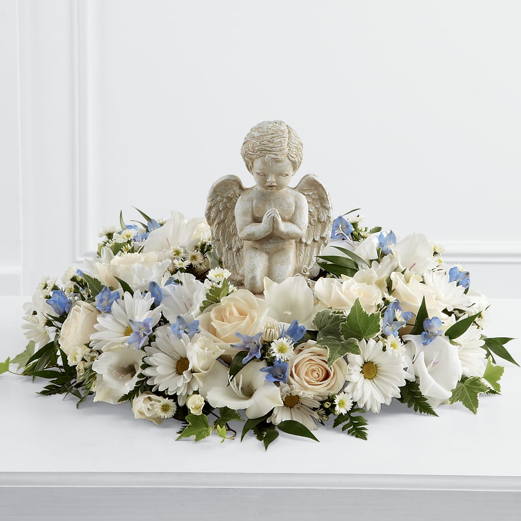 Pequeño anillo de flores de ángel