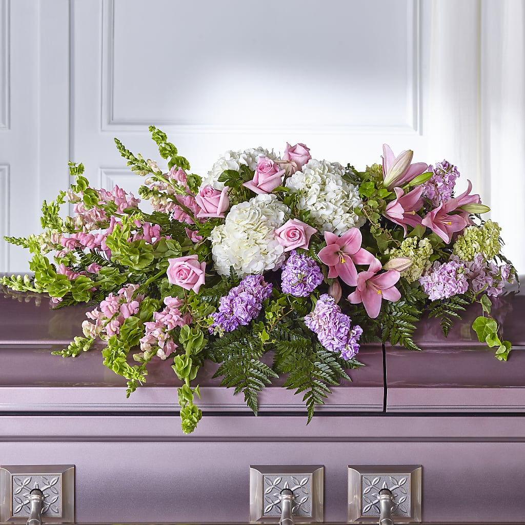 Life's Gratitude Casket Spray –  Great Bend Floral, Great Bend KS