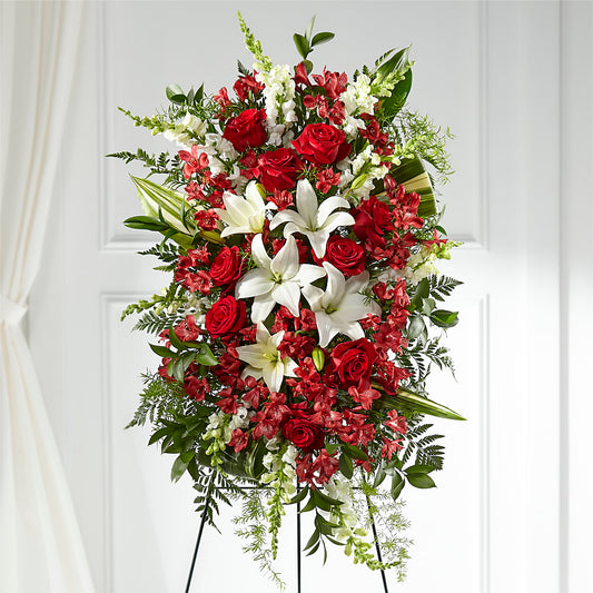 Everlasting Memory Standing Spray –  Great Bend Floral, Great Bend KS