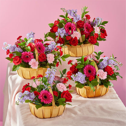 Pink Picnic Basket –  Great Bend Floral, Great Bend KS