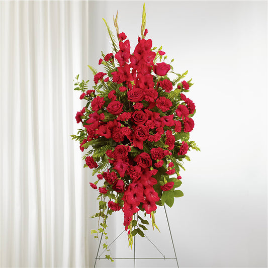From the Heart Standing Spray –  Great Bend Floral, Great Bend KS