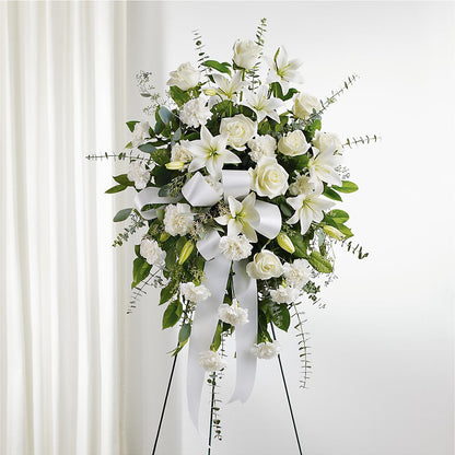 With Care Standing Spray –  Great Bend Floral, Great Bend KS