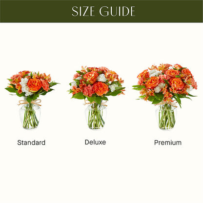 Apricot Glow Bouquet –  Great Bend Floral, Great Bend KS