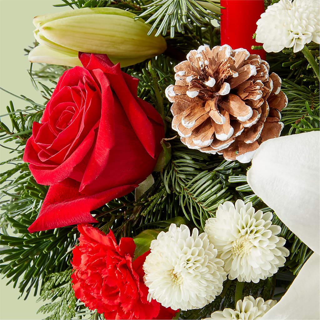 Seasonal Festivities Centerpiece –  Great Bend Floral, Great Bend KS