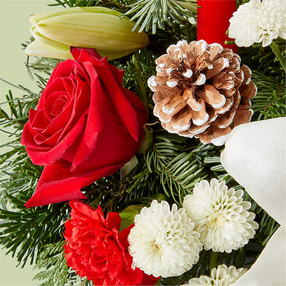 Seasonal Festivities Centerpiece –  Great Bend Floral, Great Bend KS