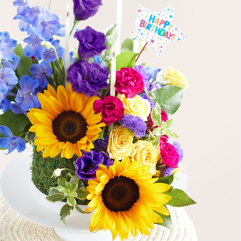 Star of the Day Floral Cake –  Great Bend Floral, Great Bend KS