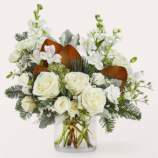 Fresh Snowfall Bouquet –  Great Bend Floral, Great Bend KS